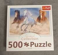 Puzzle 500  konie
