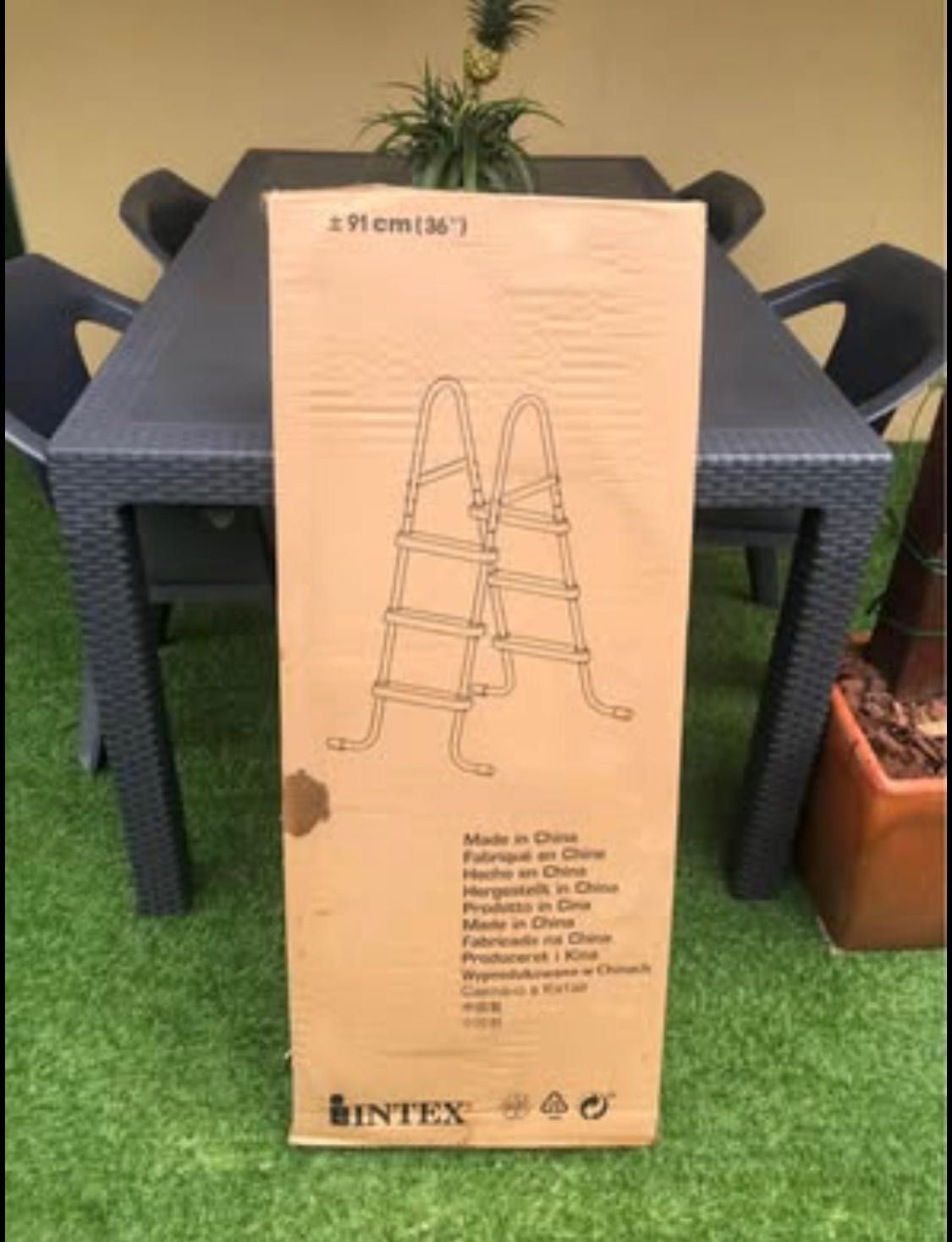 Escada para piscina 91 cm