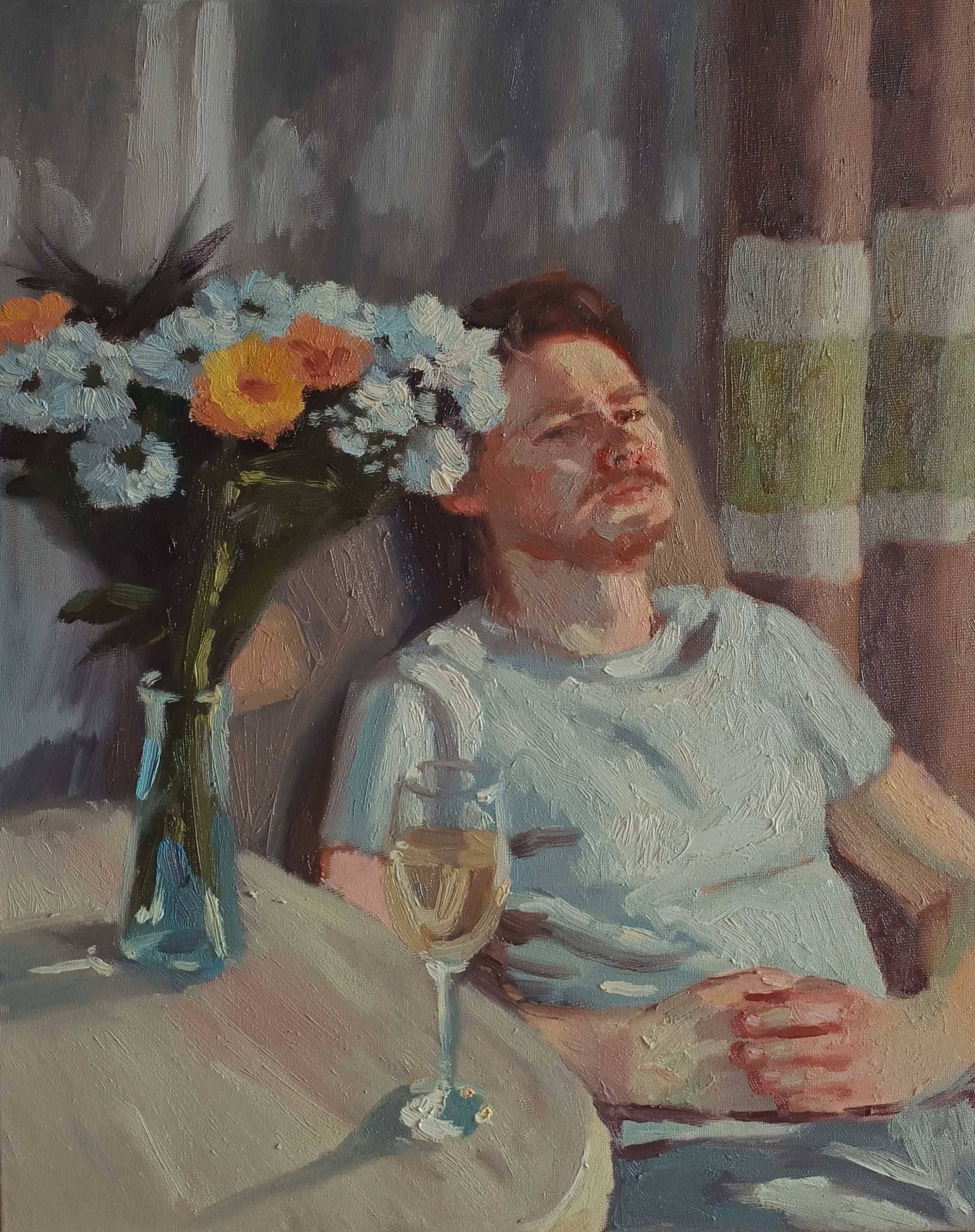 ,,Melancholia" obraz olejny