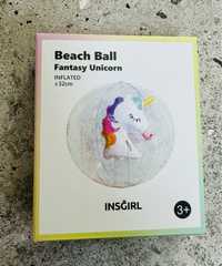 NOWA dmuchana piłka plażowa z bajkowym jednorożcem 3D