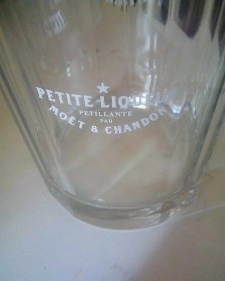 Balde gelo Moët Chandon vidro artístico facetado Bom estado