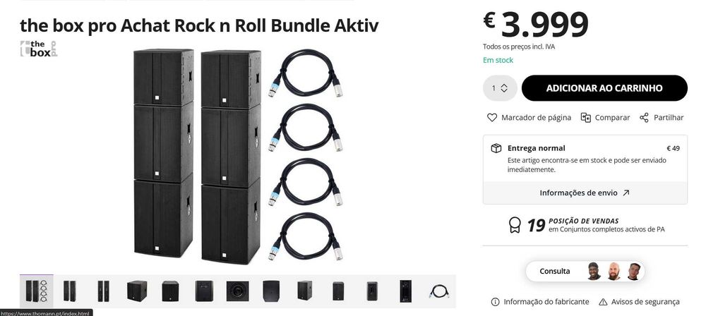 The Box Pro Achat Rock n Roll Bundle Aktiv - Thomann