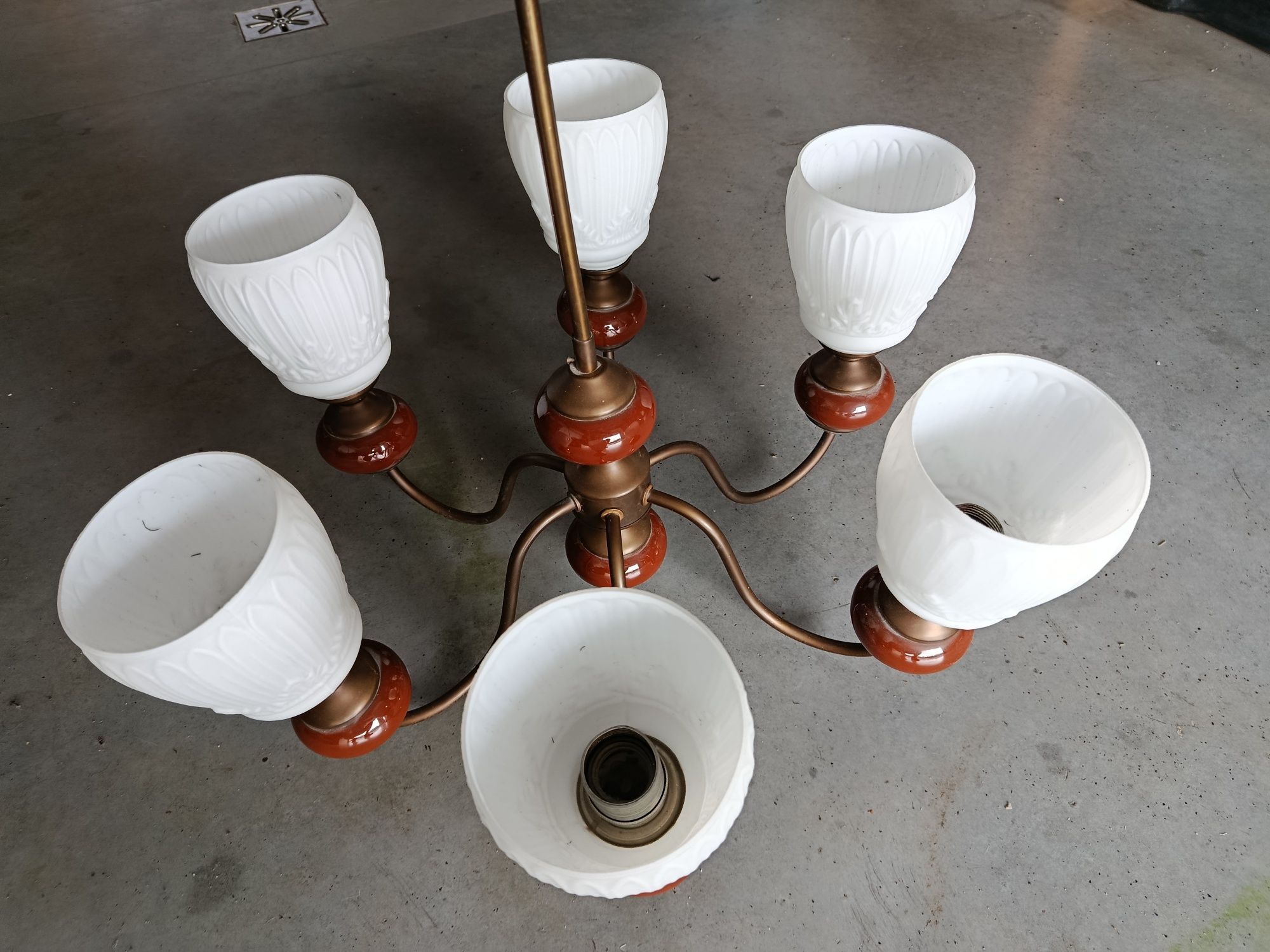 Lampa wisząca - PRL