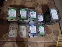 Dyski twarde 200MB, 250MB, 500 GB, 640 GB, 1 TB, 1,5 TB, 2 TB, 4 TB.