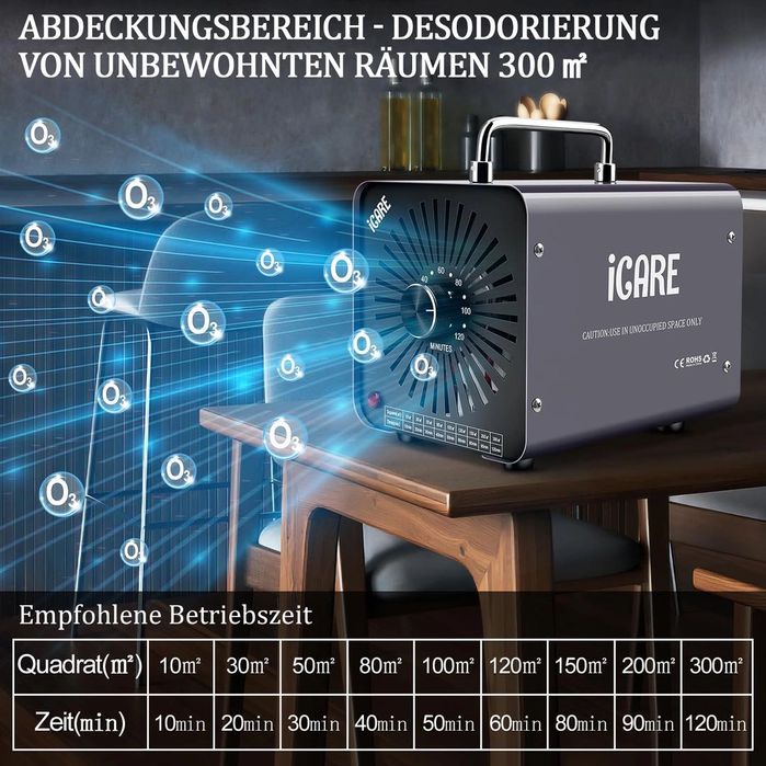 Generator ozonu ICARE 30000 mg/h Urządzenie ozon, nowe Wrocław