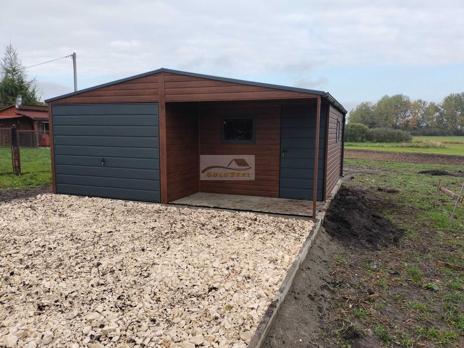 Garaż blaszany 6x5,5, 6x6, 6x5, 4x6, 7x6, 4x5, 3x5, 9x6, 7x7, 6x5,8