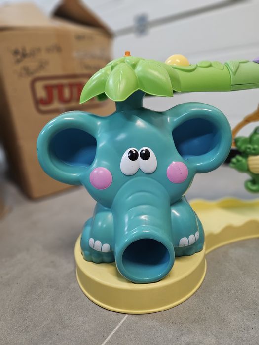 Duża zabawka Muzyczna Dżungla FISHER PRICE kulki zjeżdżalnia