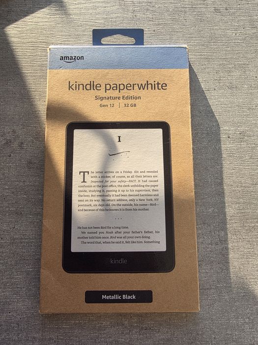 Kindle Paperwhite. 2025. 12 покол. 32Гб. Новий. Чорний. Signature Edit