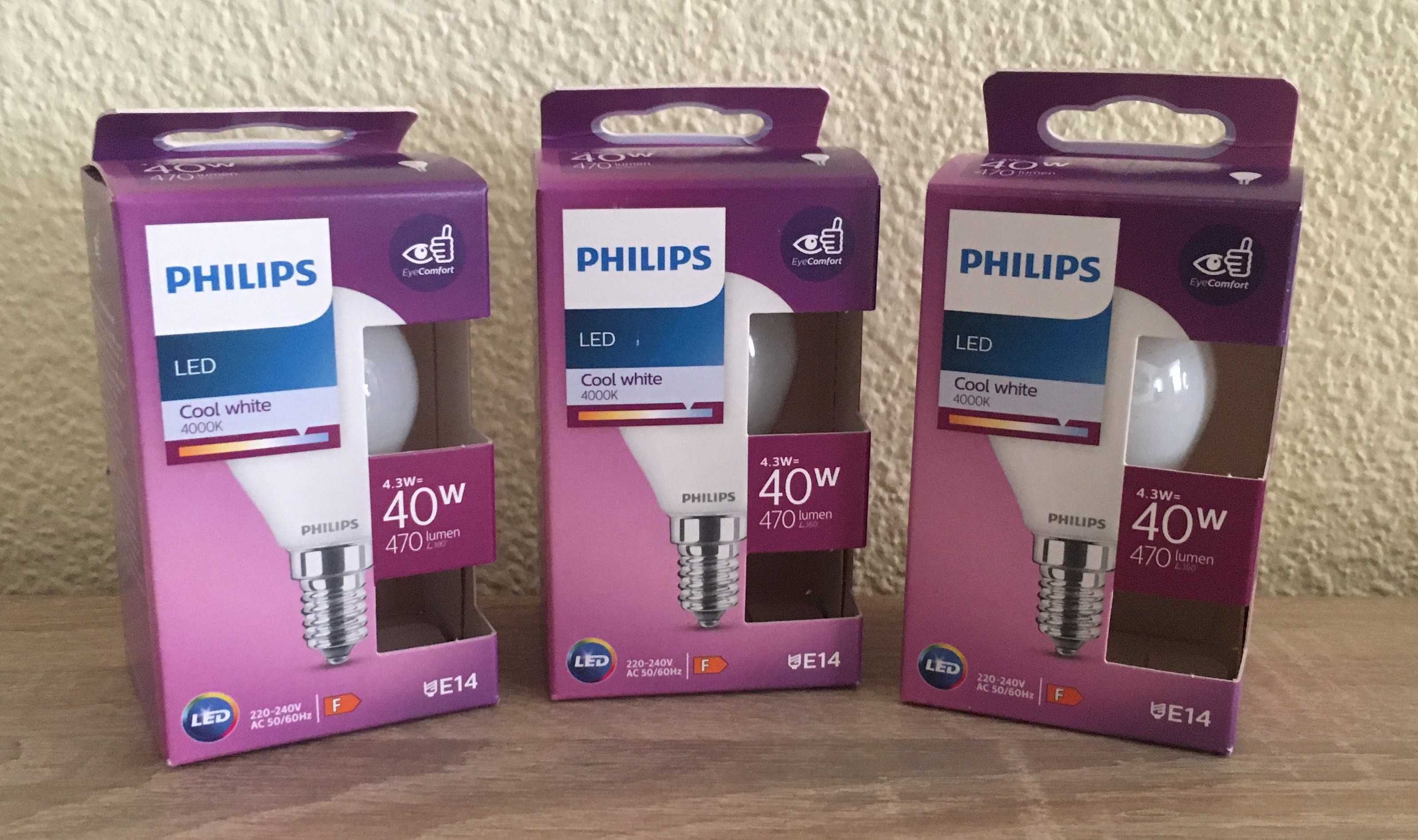 LED-лампочка Philips 4,3W (40W) cool white Е14