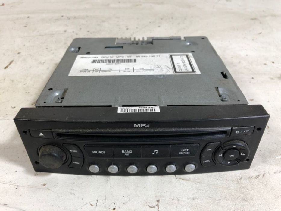 PEUGEOT 207 208 308 PARTNER CITROEN C2 C3 C4 BERLINGO RADIO MP3
