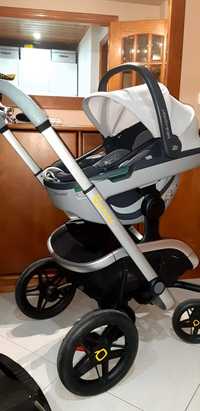 Conjunto quinny com ovo e isofix