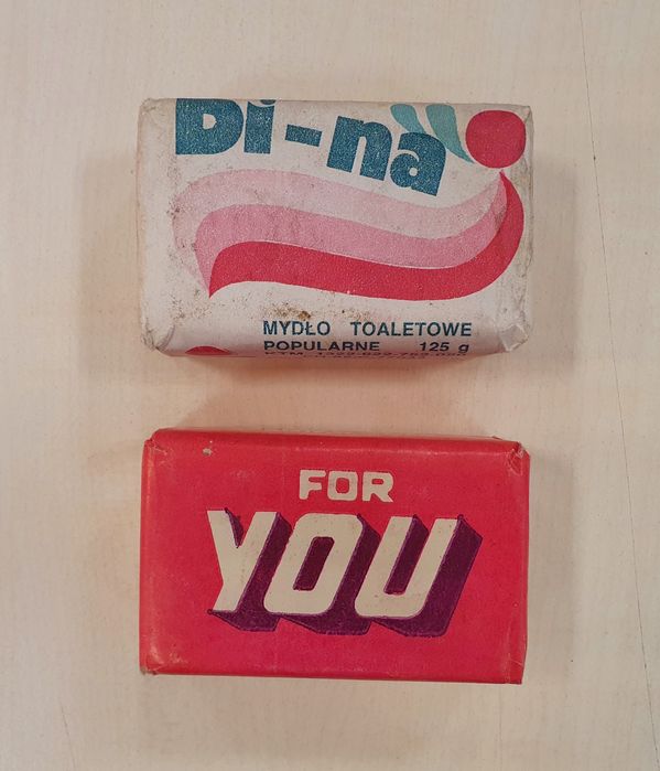 Mydełka z PRL lata 70-80 2szt. ForYou, Di-Na,