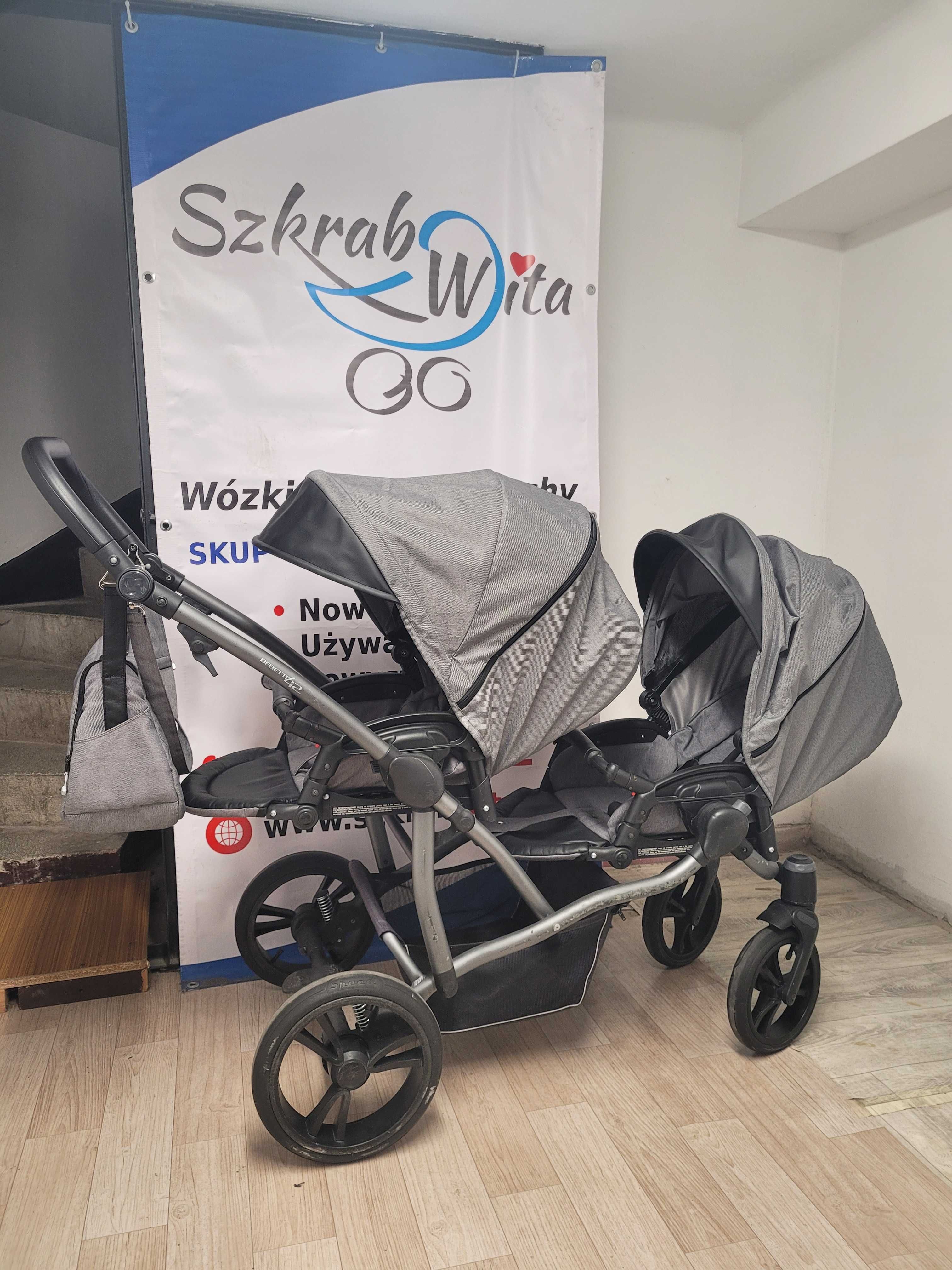 szkrabwita.pl Bliźniaczy Bebetto 42 2w1 możliwy 3w1 lub 4w1 GWARANCJA