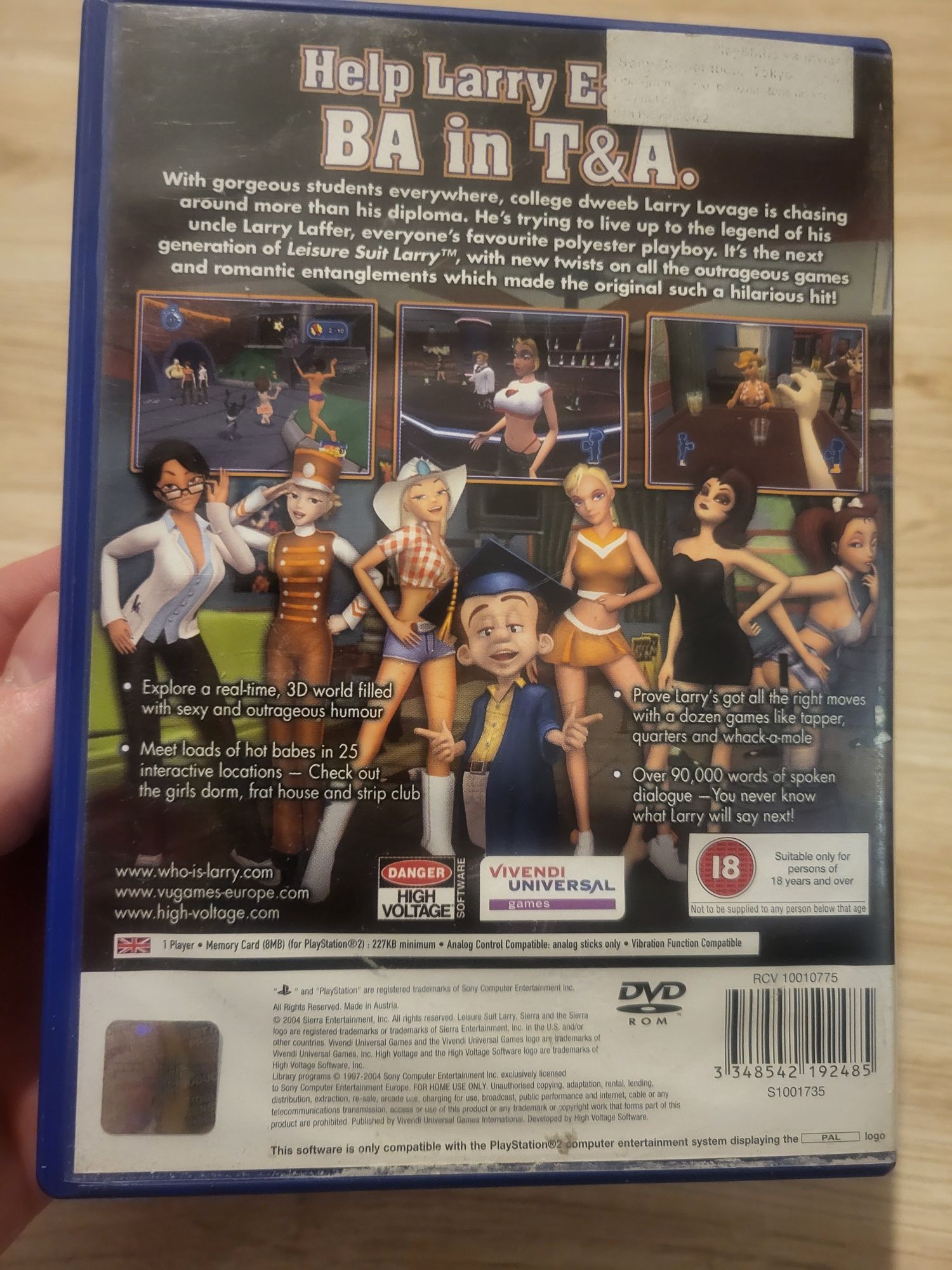 Gra ps2 Larry uncut [18 +]