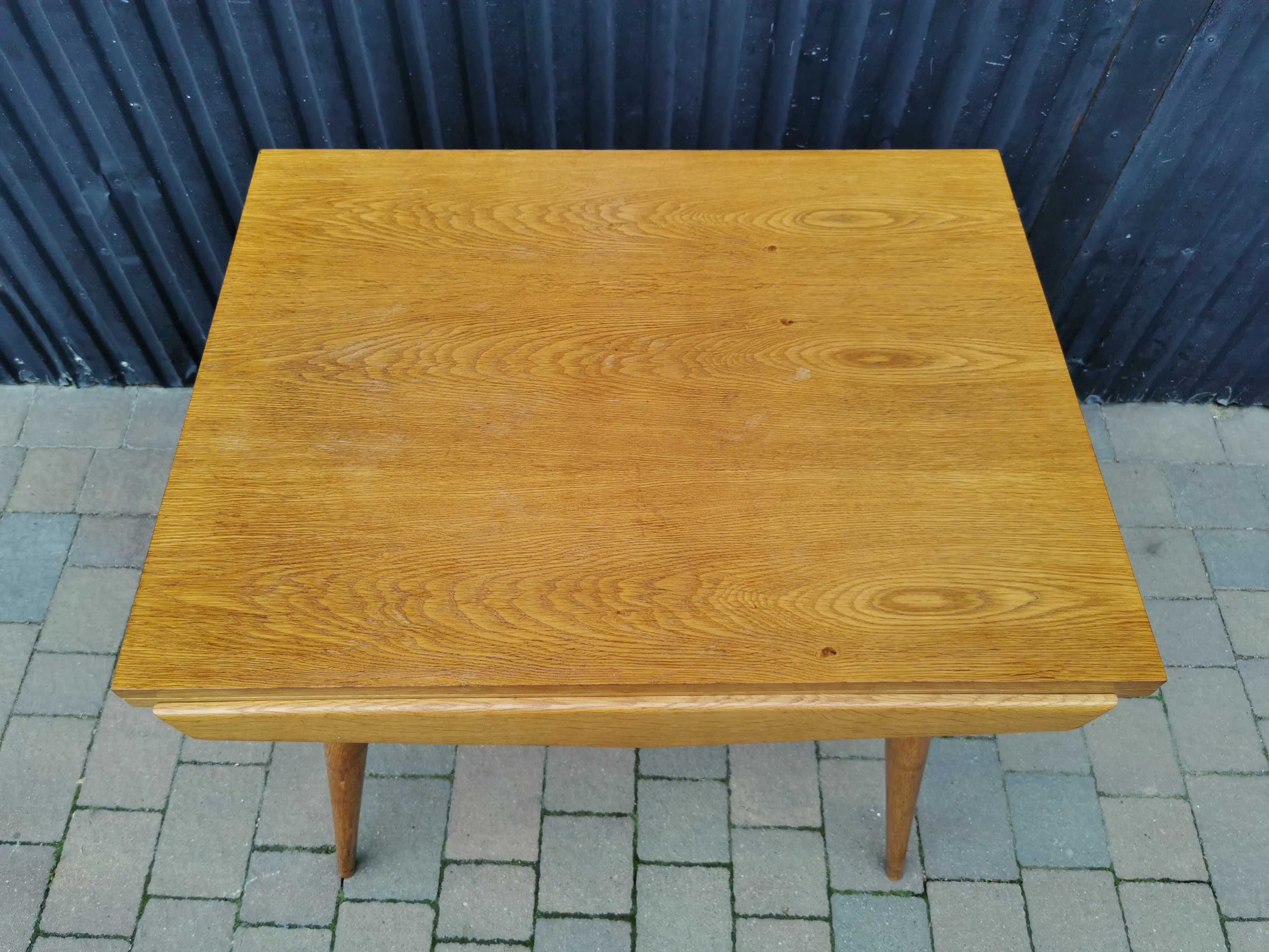 Stół ÚLUV+ 4x krzesło TON (Thonet), Czechosłowacja '60 Design, Prl