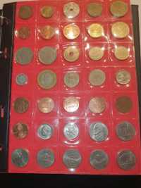 Kolekcja monet z Calkego Świata.