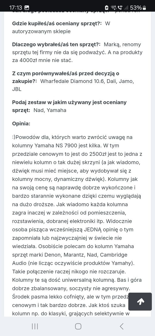 Kolumny 5.1 Yamaha NS-7900