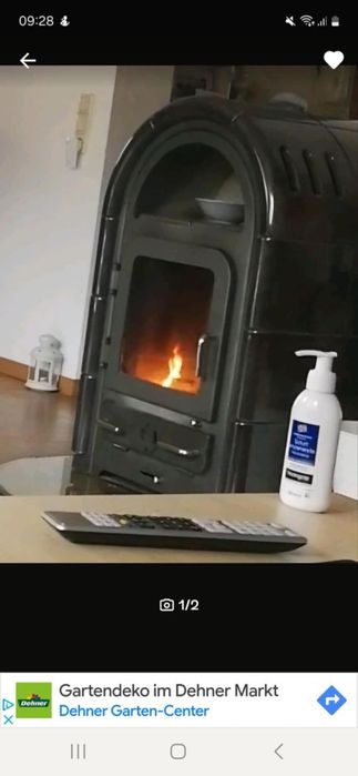 Piec kominek koza