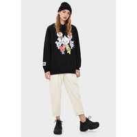 czarna bluza z kapturem bt21