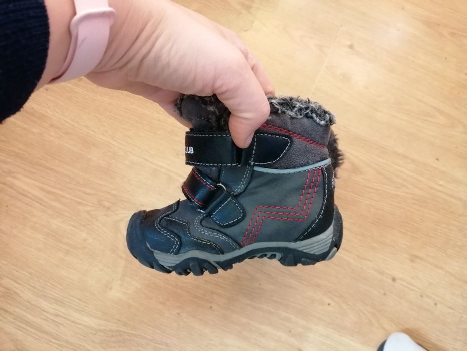 Kozaki chłopięce rozmiar 22 wkładka 14cm