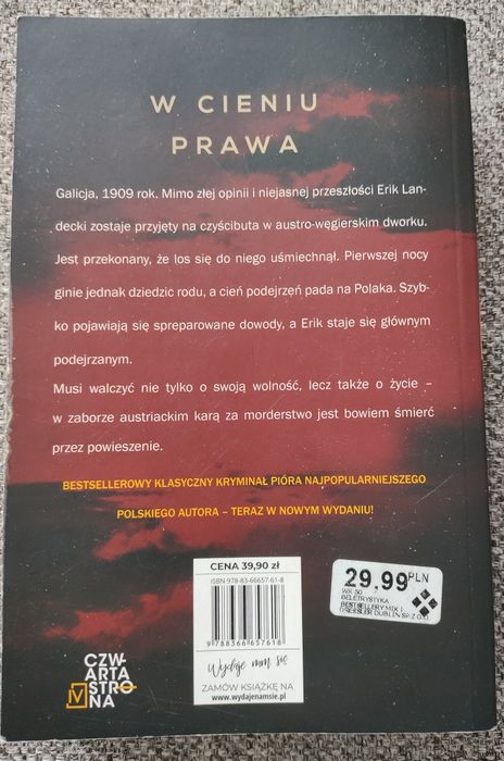 Remigiusz Mróz W cieniu prawa powieść kryminał