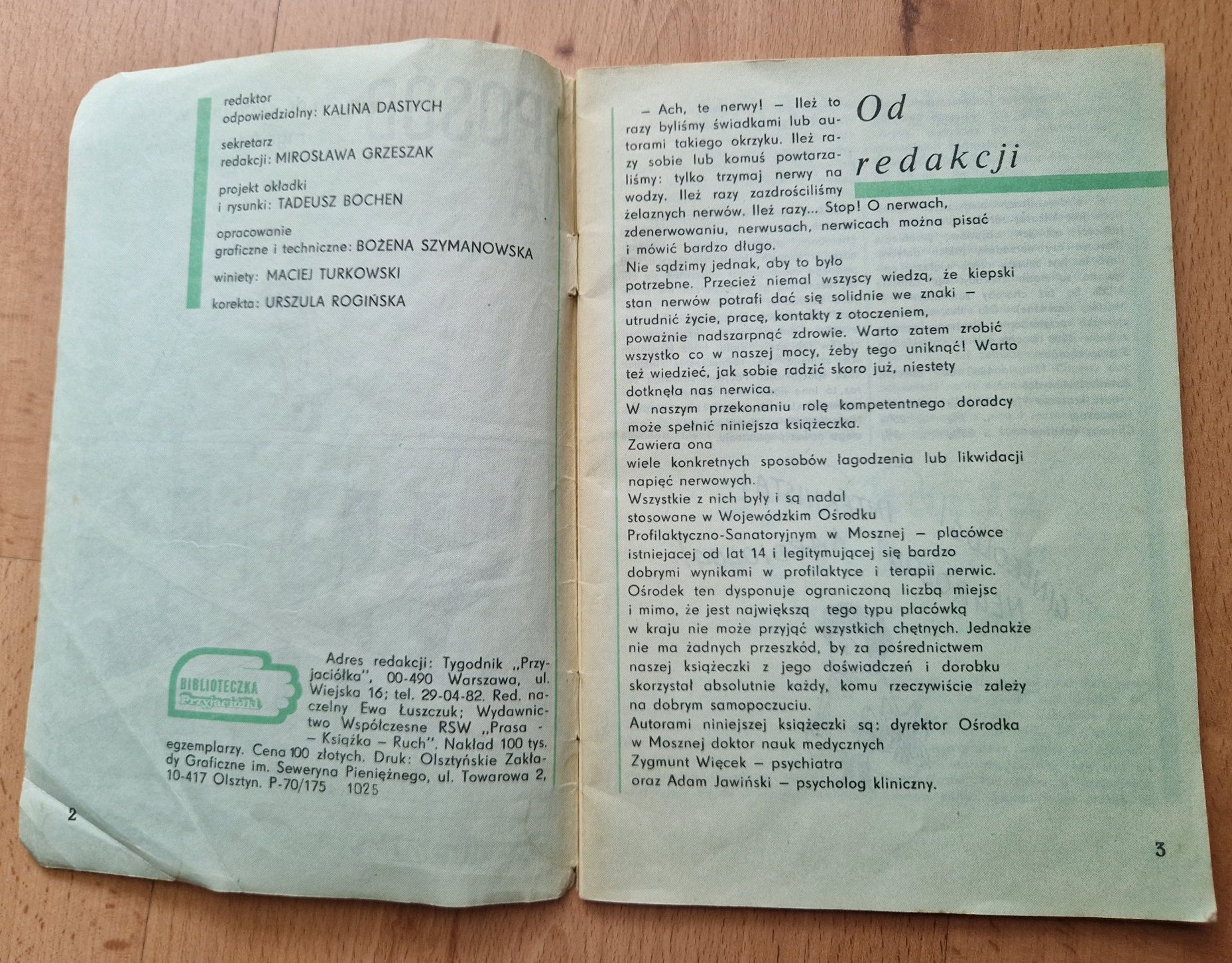 Sposób na nerwy - Zygmunt Więcek, Adam Jawiński wyd. PRZYJACIÓŁKA