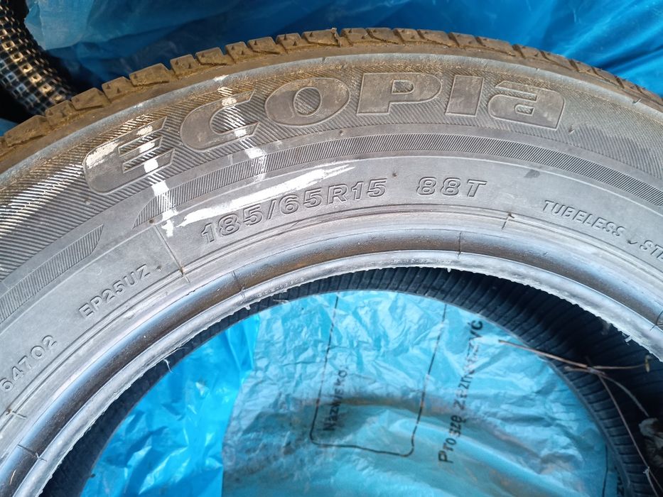 Opony letnie Bridgestone Ecopia 185/65R15 data produkcji 1418