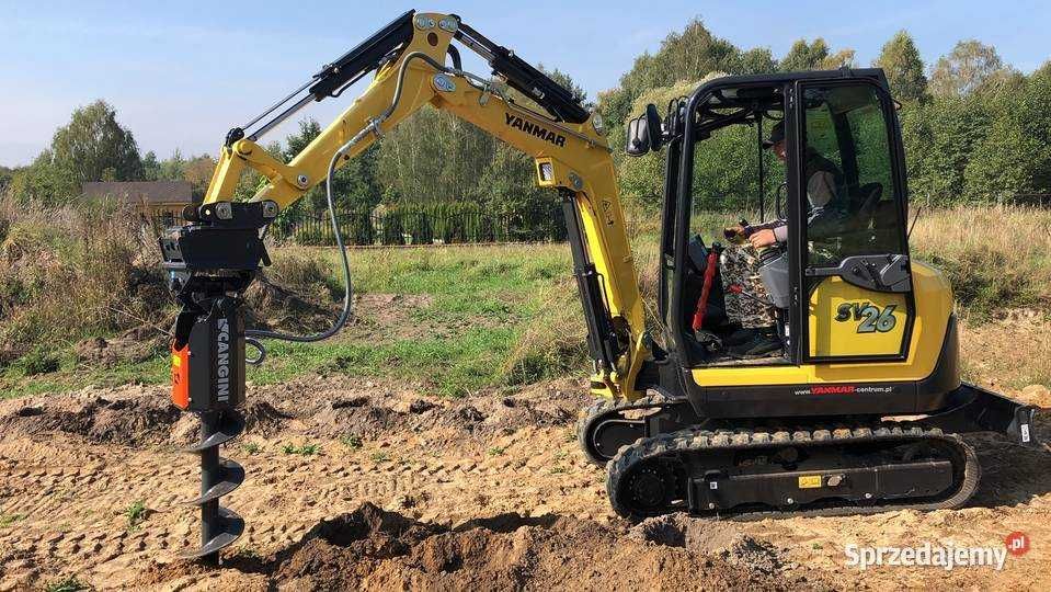 Minikoparka roboty ziemne uslugi koparka