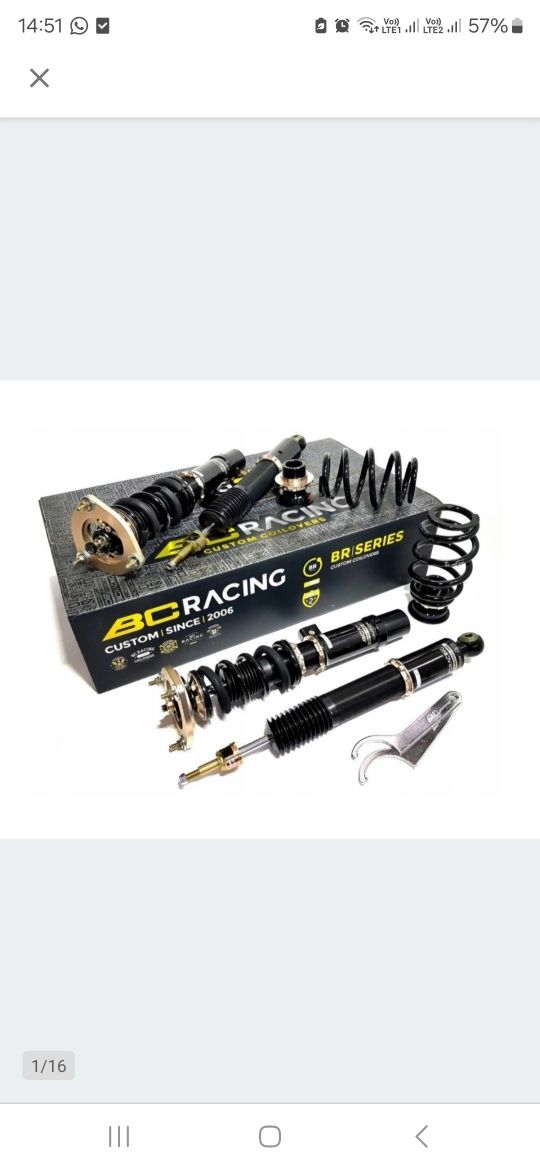 BC RACING BMW e60 zawieszenie gwintowane gwint
