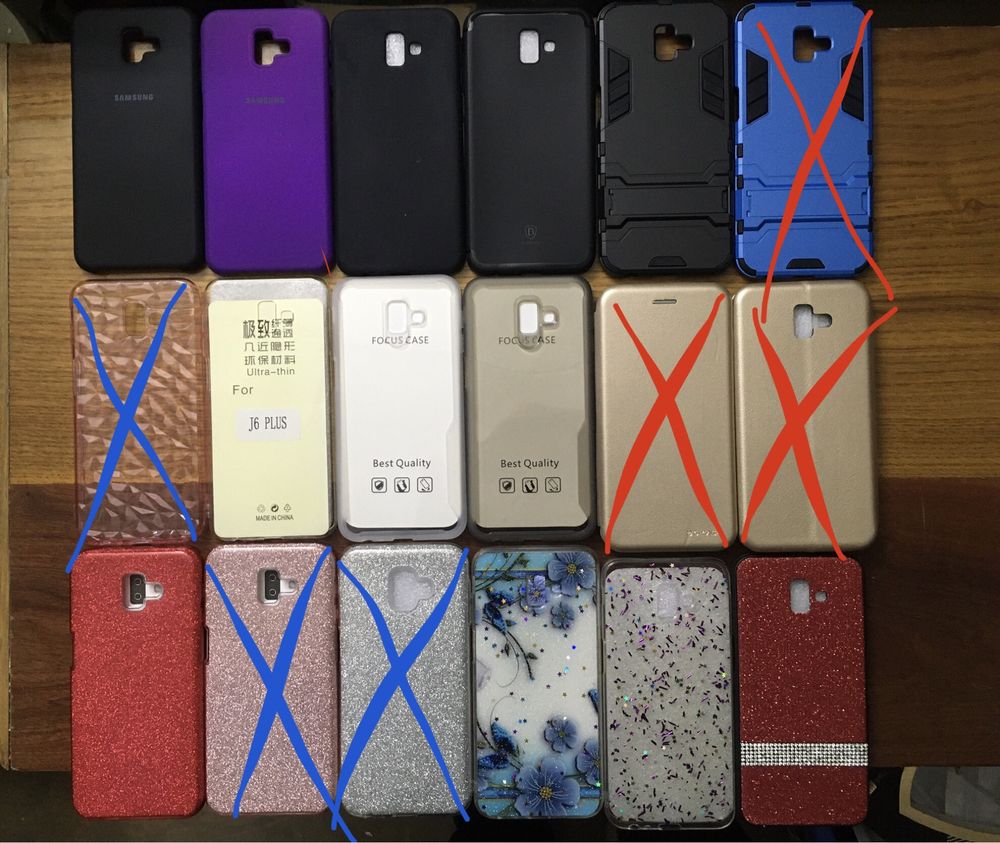 Чохол до телефону samsung J2, 4, 6, 8 силикон накладка, бампер самсунг