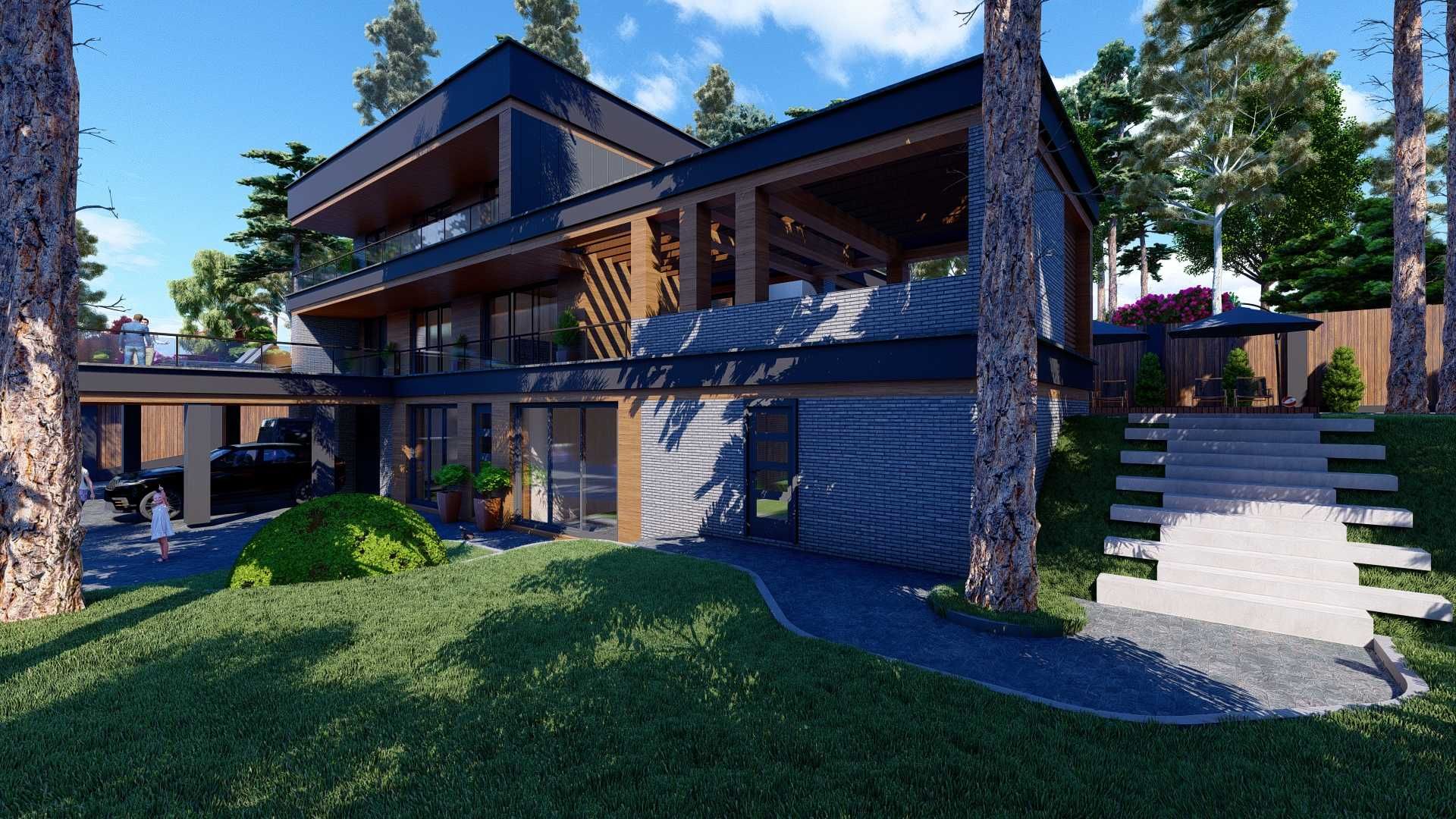 ПРОЕКТИ КОТЕДЖІВ, архітектор, конструктор, 3D-візуалізація 80грн/м2