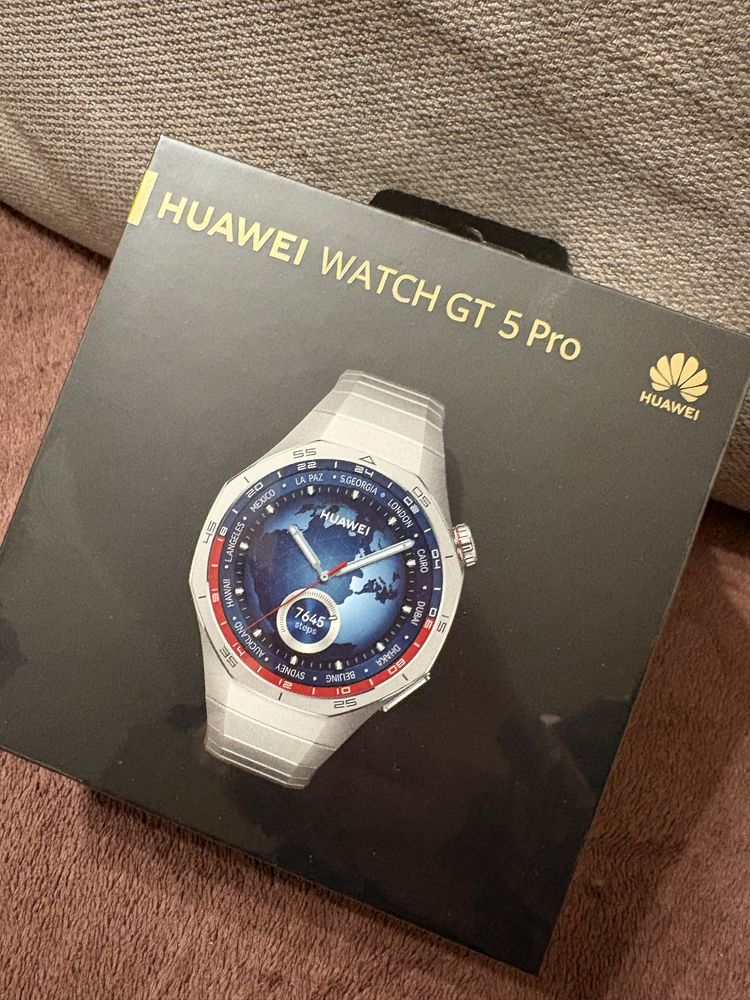 Zegarek Smartwatch Huawei Watch GT 5 PRO srebrny 46 mm.