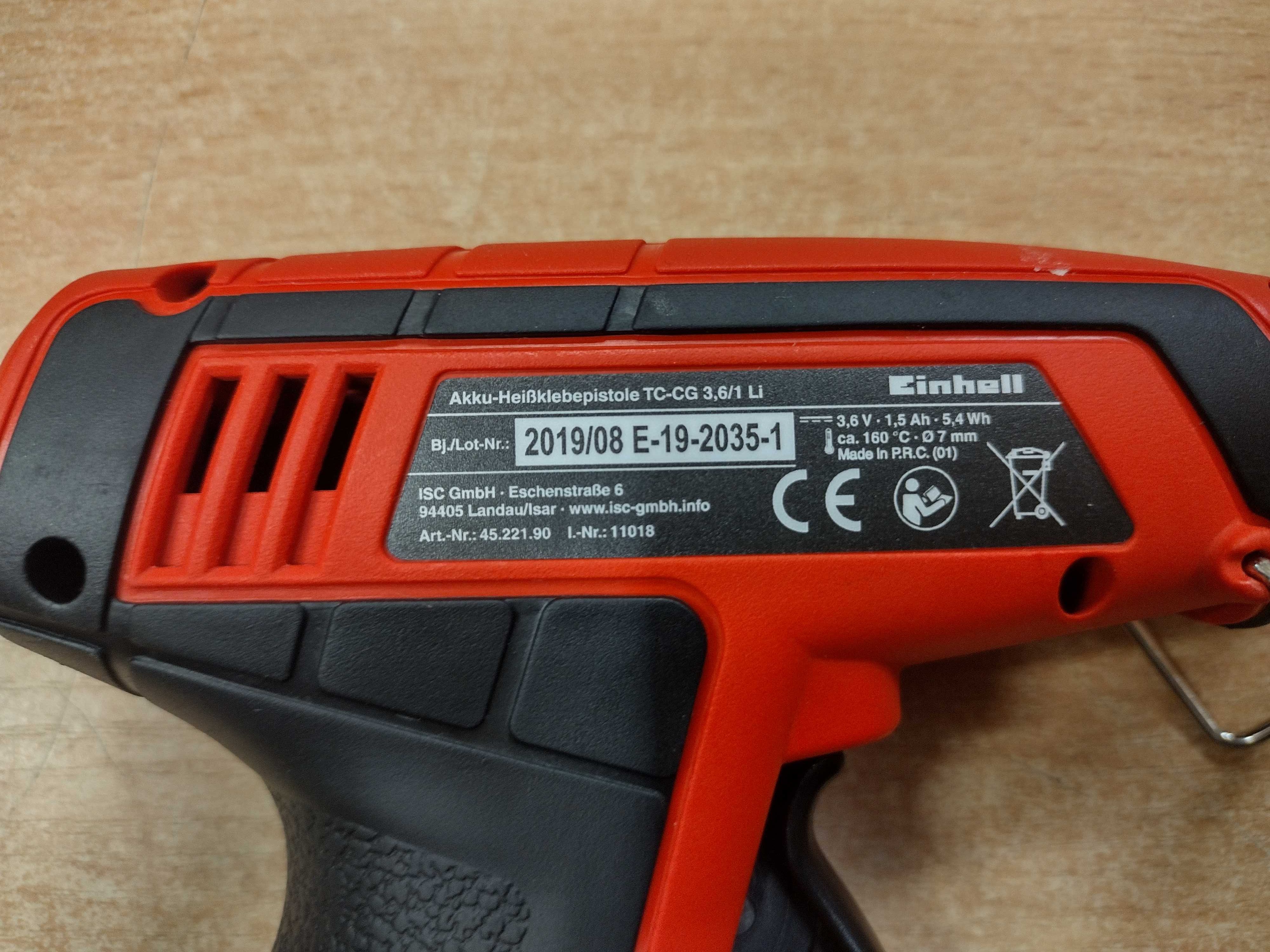 Einhell TC-CG 3,6/1 Li Akumulatorowy pistolet do klejenia-Komis Dębica
