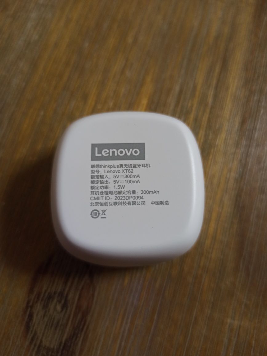 Навушники Lenovo XT62 Bluetooth, наушники