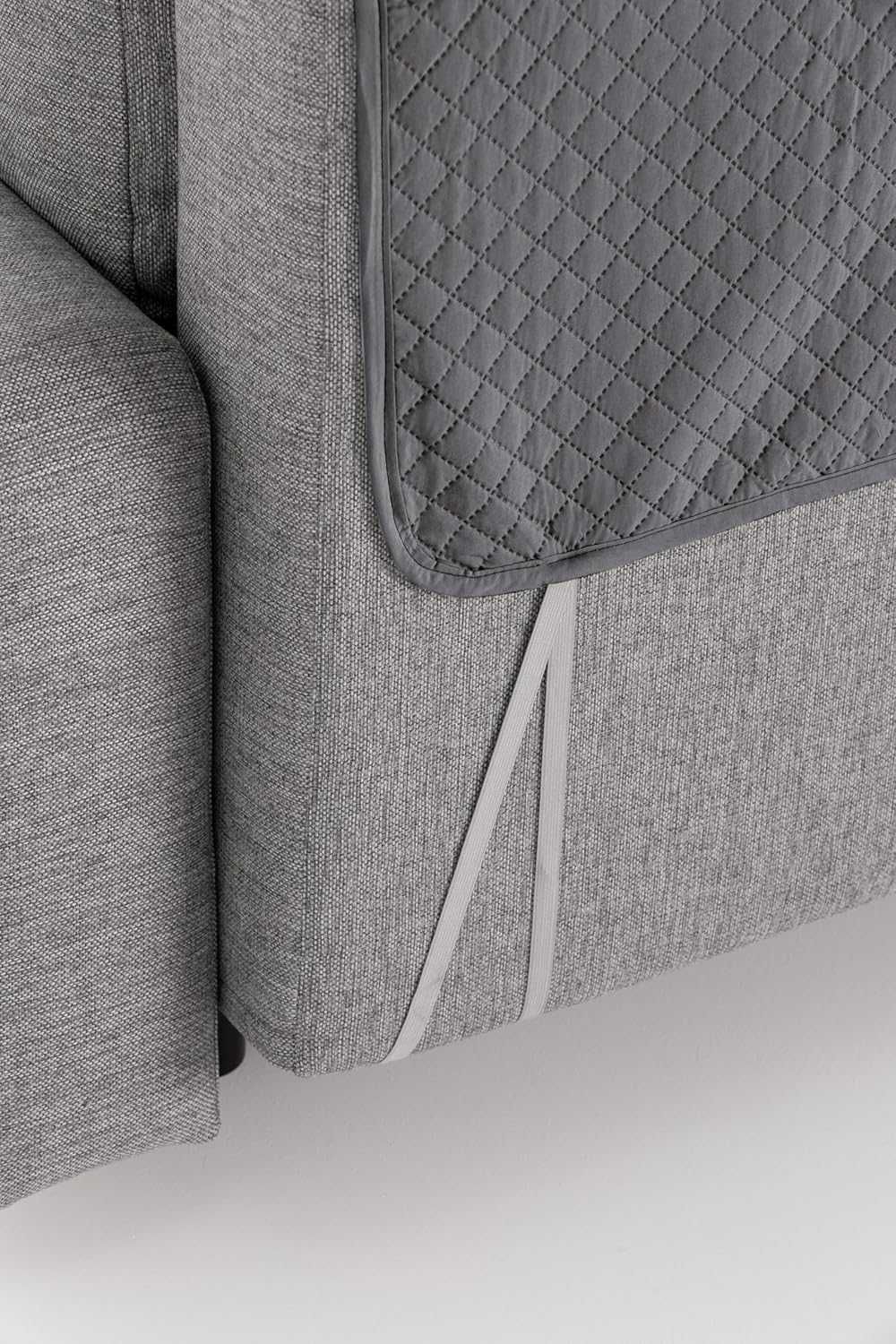 Pokrowiec na sofę leżankę Textil-Home Adele 150 cm szary