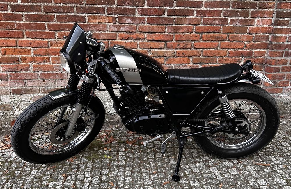 Motocykl Suzuki GN125 Cafe Racer, Custom, Vintage, Na prawo jazdy!