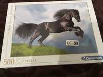 Nowe puzzle  500 szt koń