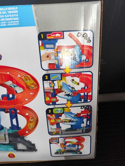Hot wheels city miejski port atak rekina