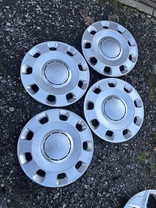 Oryginalne kołpaki 14” Fiat 500