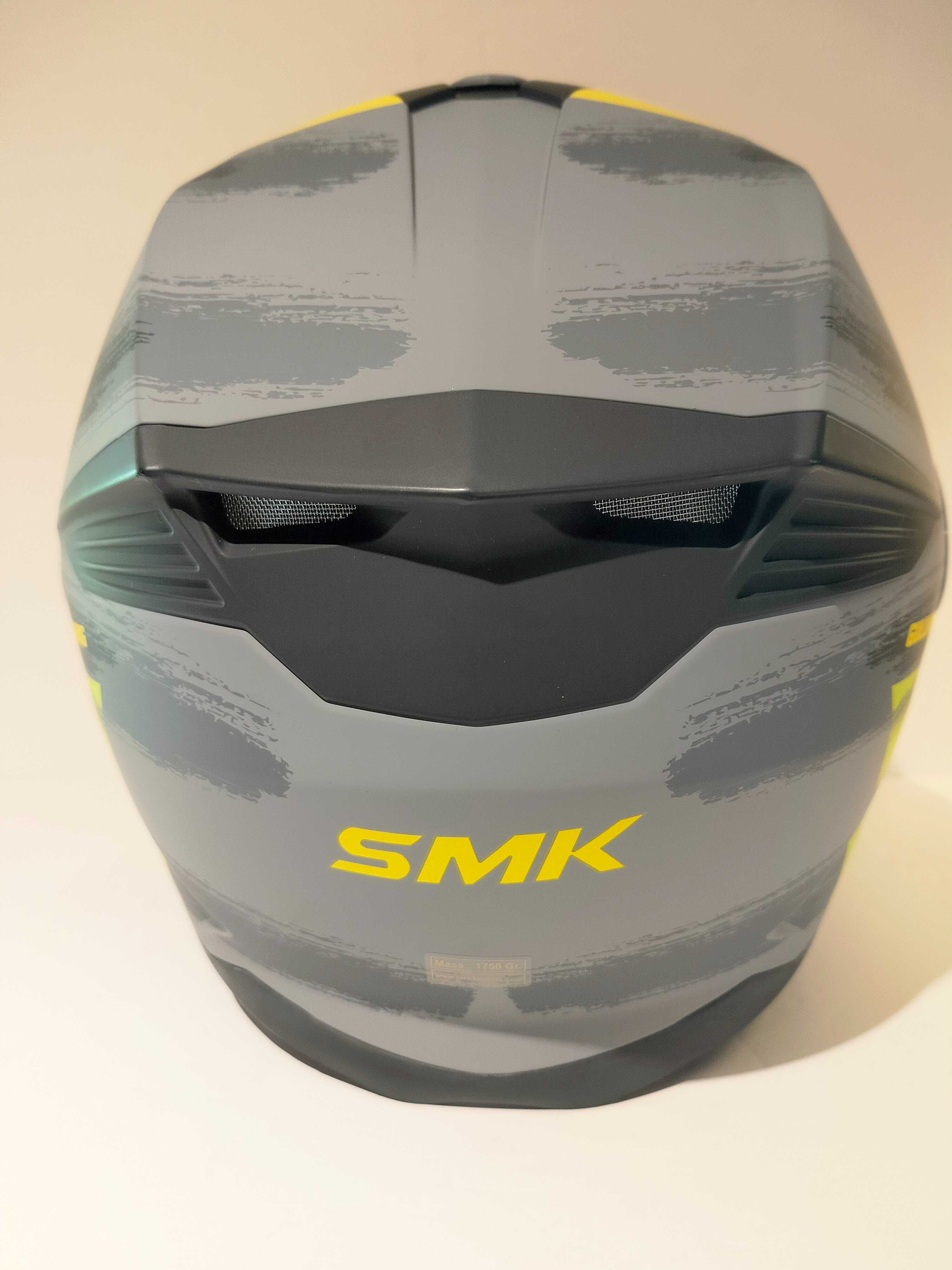 Capacete SMK modular dupla homologação P/J mota scooter novo