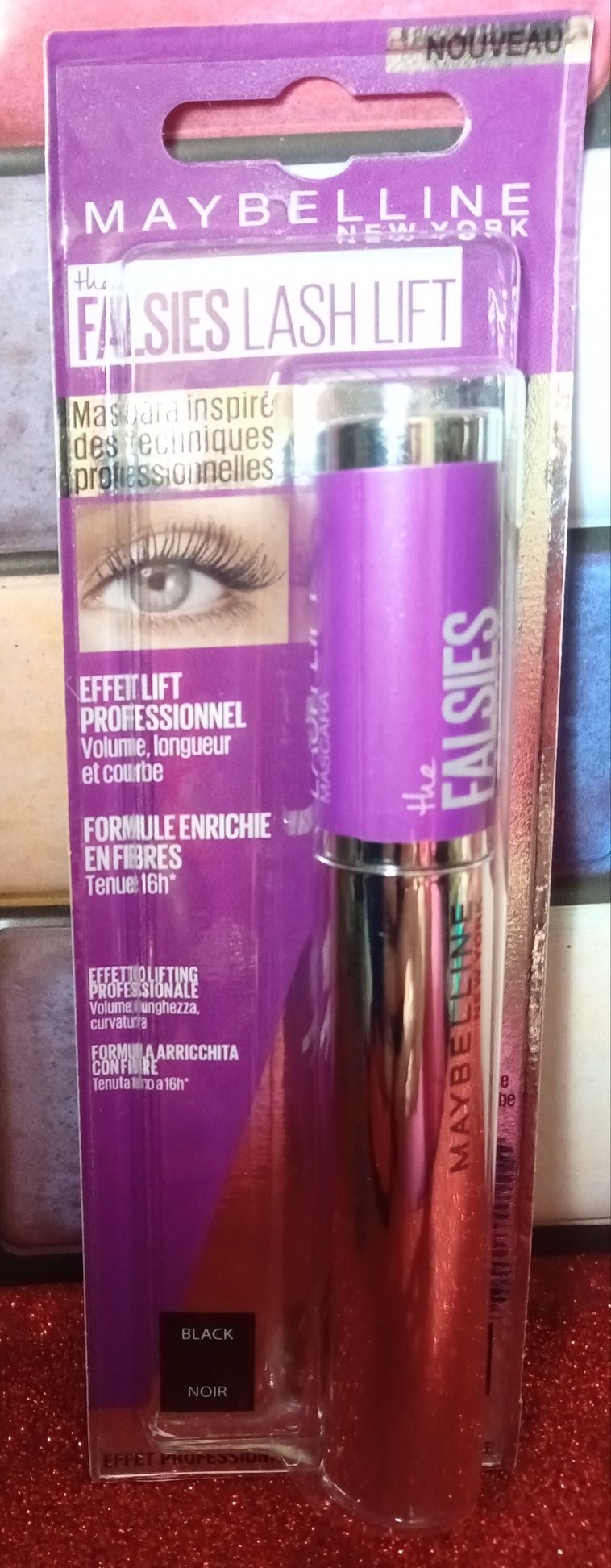 Rímel novo da Maybelline : Falsies Lash Lift e Carteira marca Lancôme