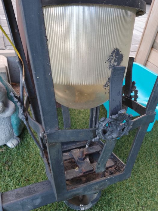 Duża Lampa zewnętrzna ogrodowa zabytkowa żyrandol  świetlik