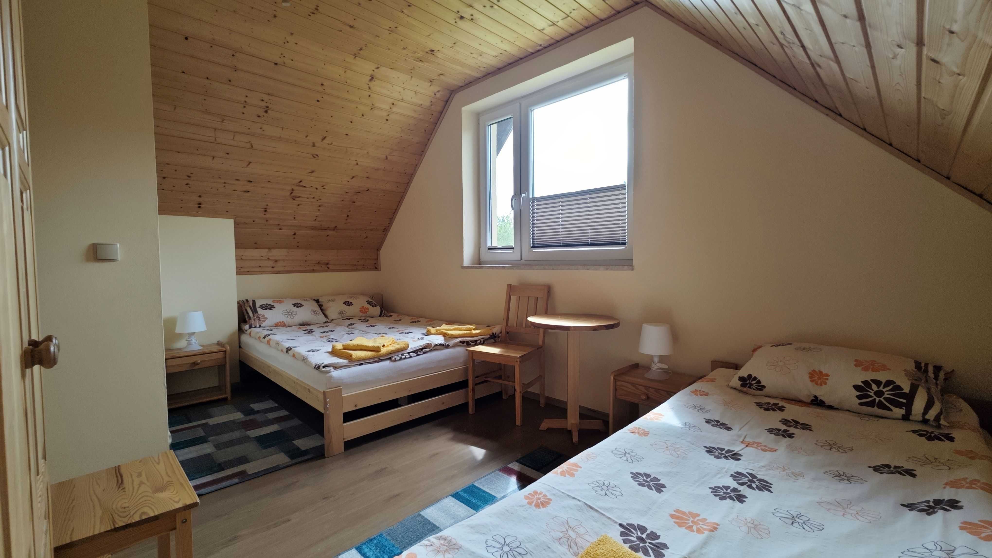 Domek letniskowy nad jeziorem. Wilkasy