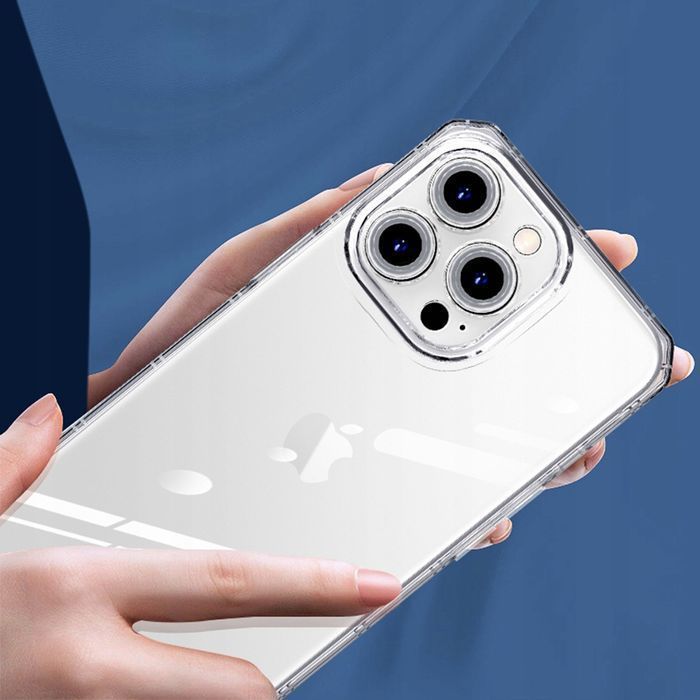 Etui Silikonowe Antishock Pasuje Do Samsung S23 Plus Transparentne