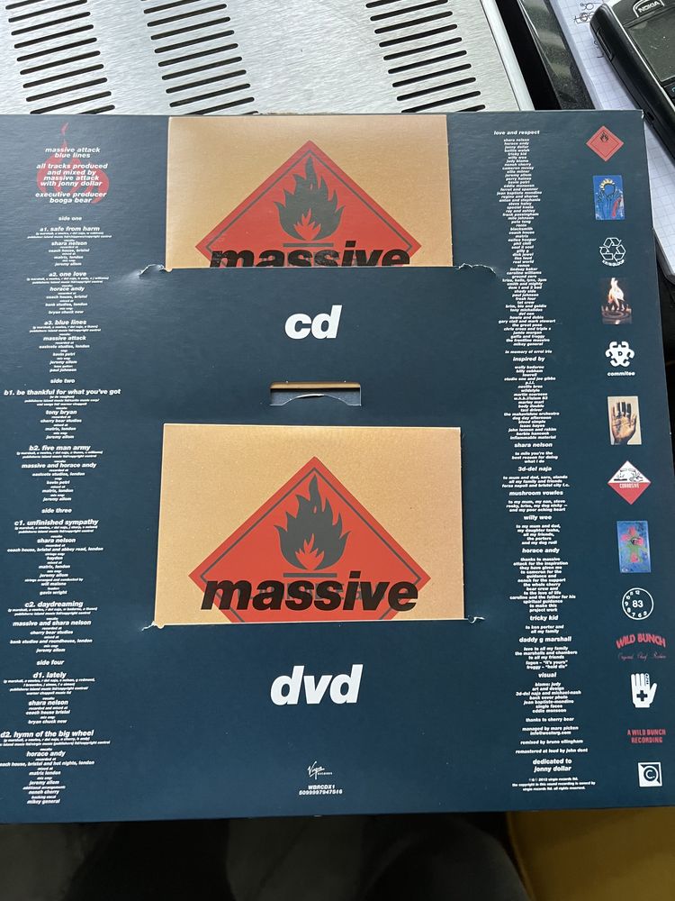 Massive Attack - Blue Lines : 2012 Mix/Master BOX Winyl