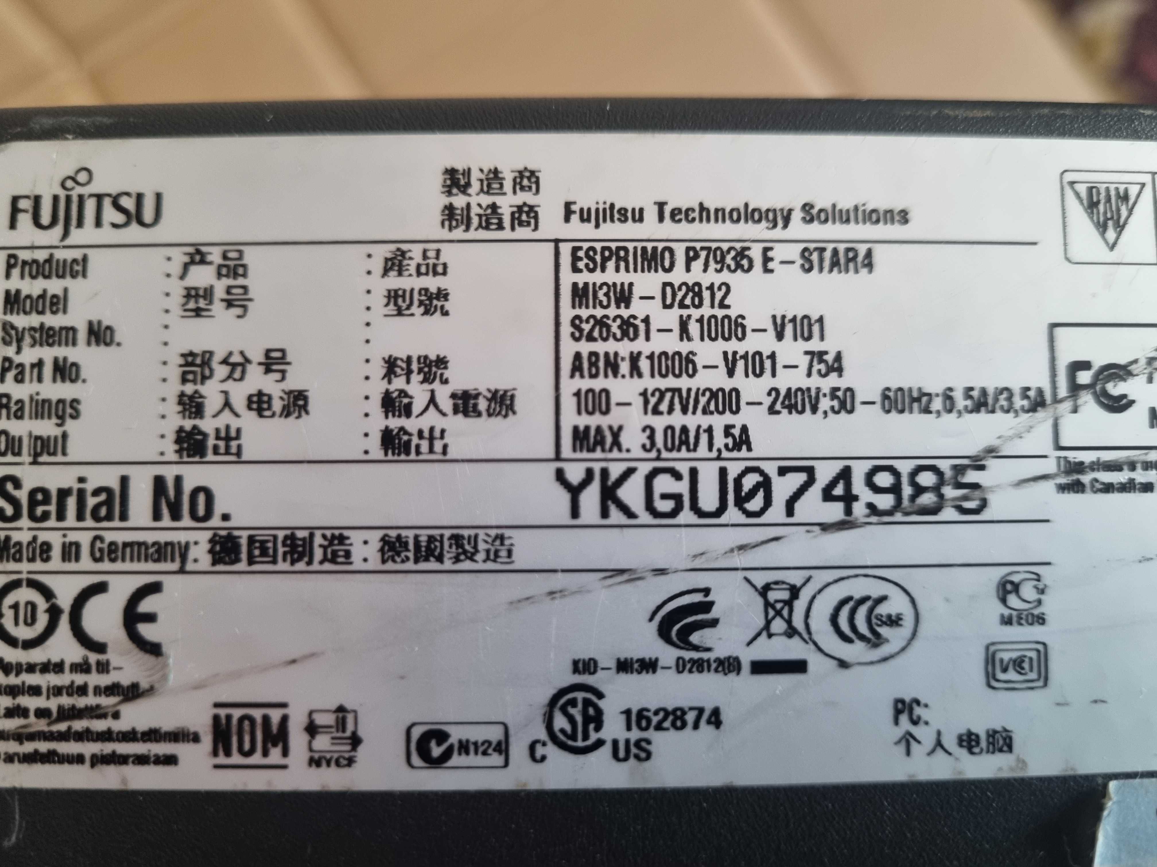 Fujitsu ESPRIMO P7935 E-Star 4