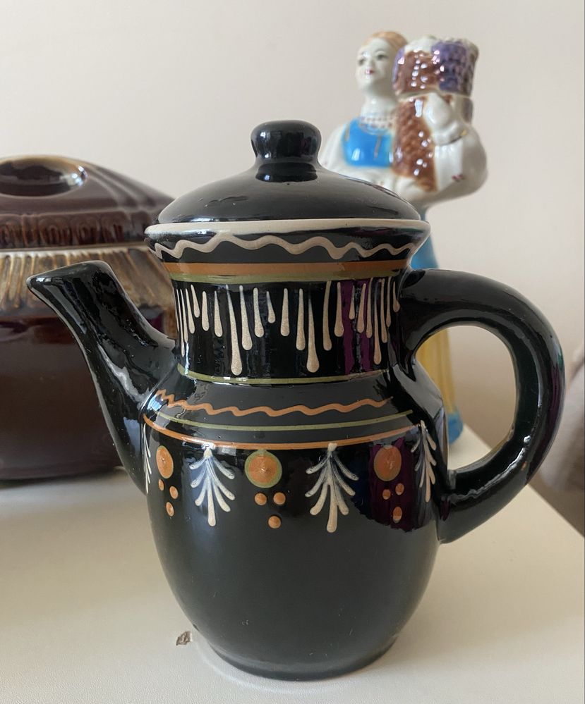 Керамический супник, утятница, чайник, кувшин,