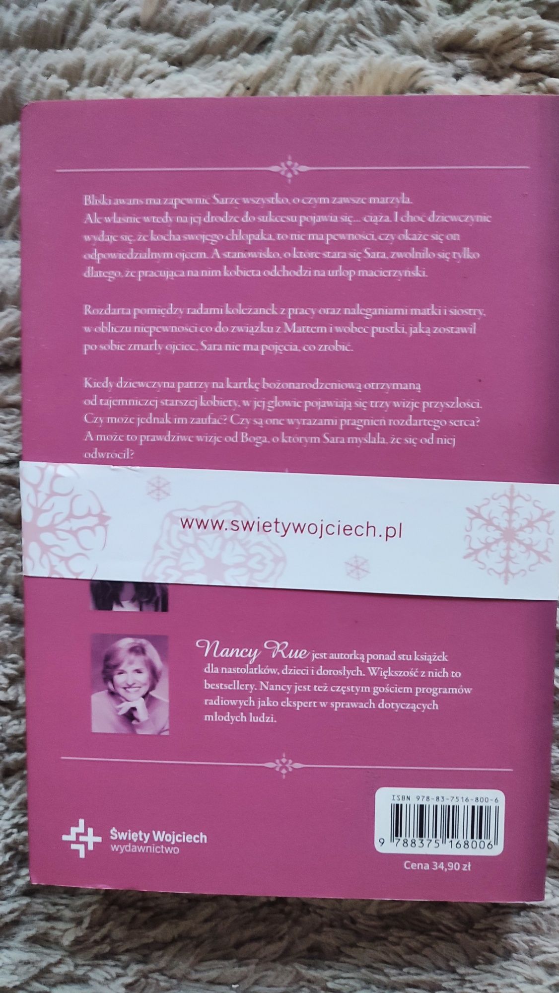 Wybór Sary Rebecca St.James Nancy Rue historia o macierzyństwie ciąża