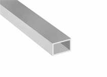 Profil aluminiowy rura prostokątna 30x20x2mm 1m