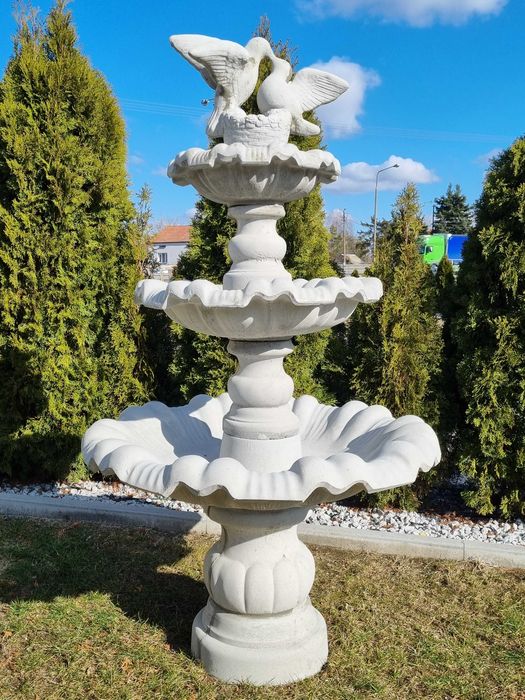 PROMOCJA - FONTANNA OGRODOWA Producent + Dostawa + Pompa + LED